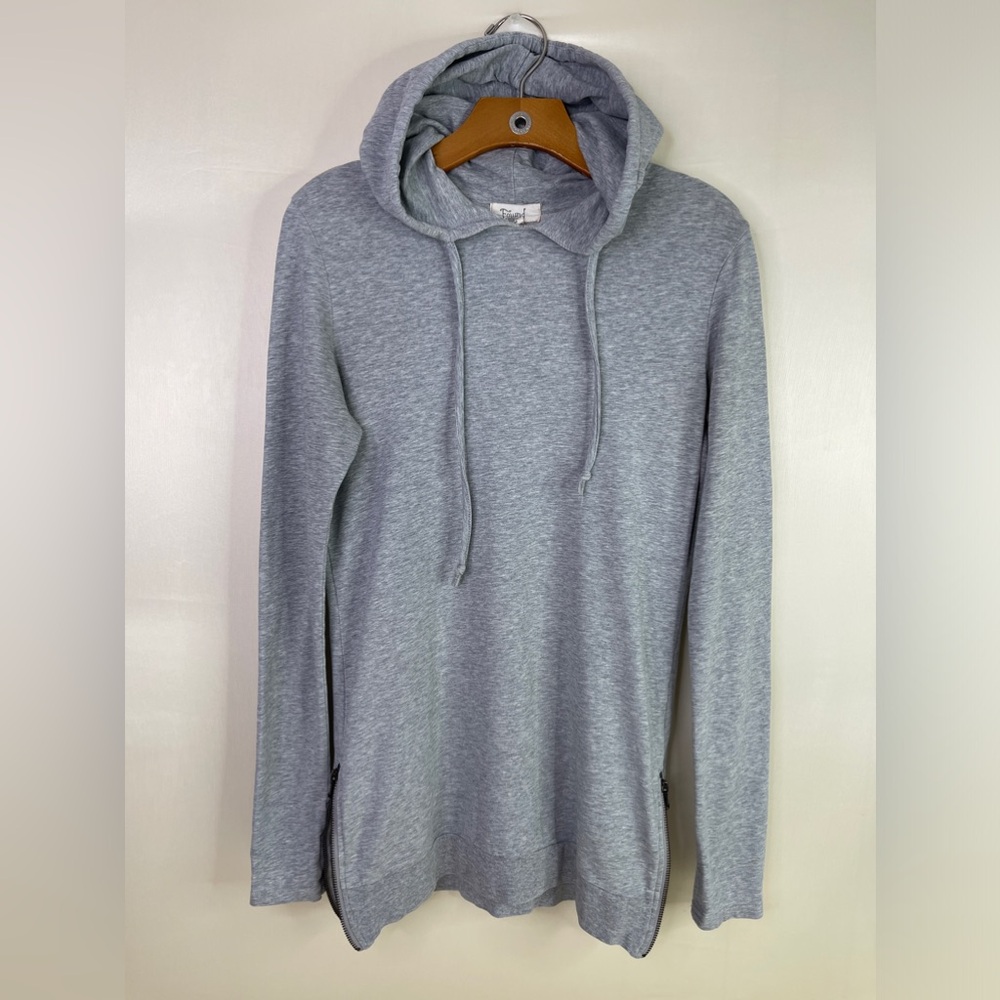 Fownd Women’s Gray Side Zip Hoodie - Trendy and Comfortable lightweight Size S